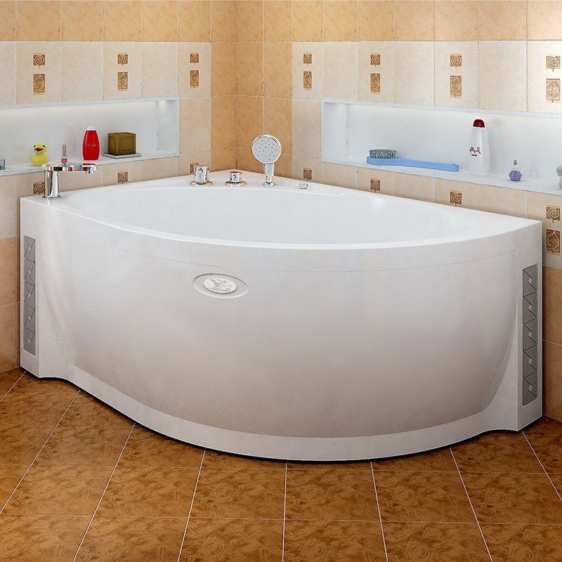 Акриловая ванна Radomir Vannesa Мелани 140x95 L 2-01-0-1-1-212 Белая без гидромассажа