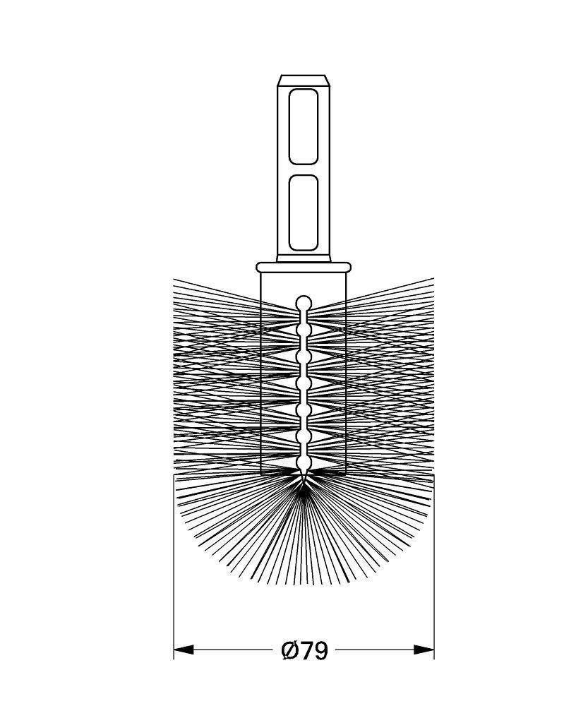 Головка ершика GROHE 40207000