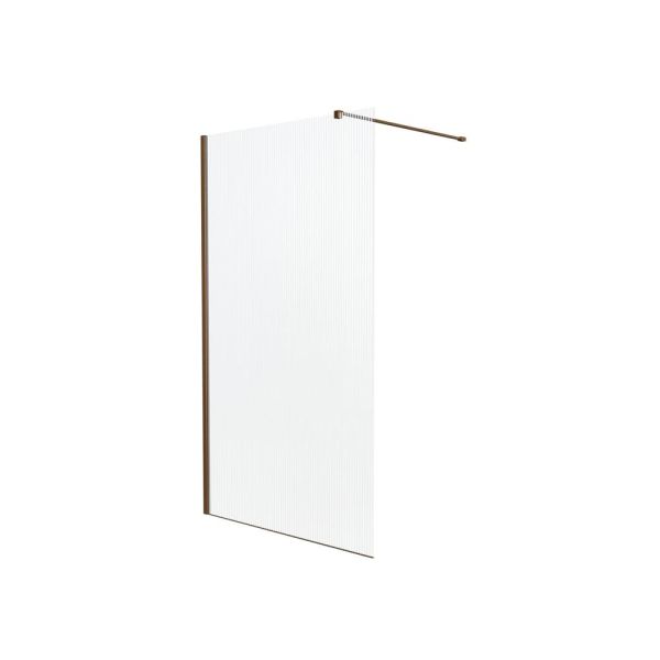 Душевая перегородка Knotlor WI120CG1RB 120х200, бронза