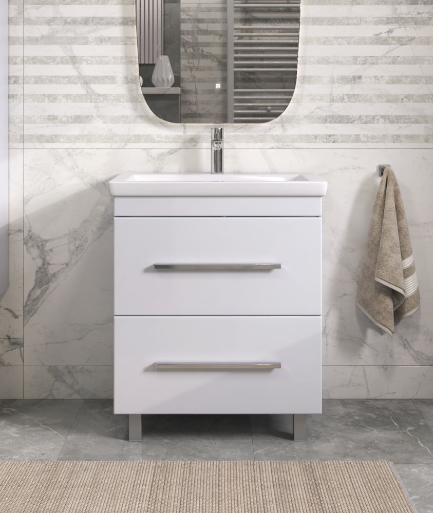 Тумба под раковину напольная VIGO Land tn.LAN.COM.70.2Y, 70 см, артикул tn.LAN.COM.70.2Y