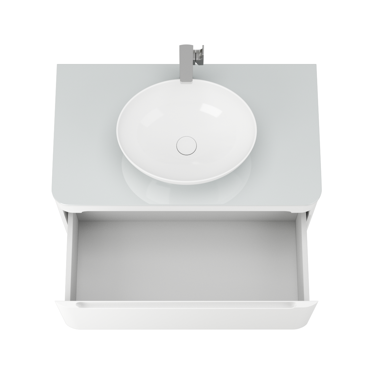 Тумба Als 80, 1 ящик, белая