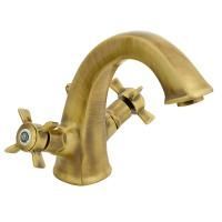 KORONA Смеситель для раковины, ручки бронза