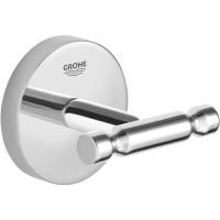 Крючок подвесной GROHE BAU 40461001 (металл, хром, на стену, круглый, глянцевый), шт Крючок подвесной GROHE BAU 40461001 (металл, хром, на стену, круглый, глянцевый), шт