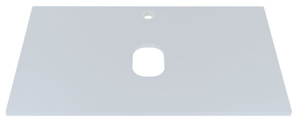 Столешница из МДФ под накладную раковину Bianco Opaco, 604*460*19 AM-600-BO