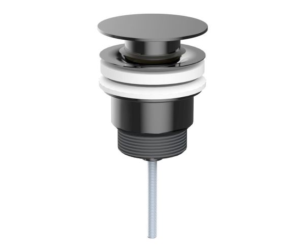 AQG, универсальный донный клапан click-clack, цвет оружейная сталь (PVD)