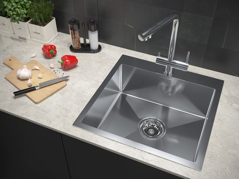 Кухонная мойка Paulmark Velten 51 PM905151-BS Брашированная сталь