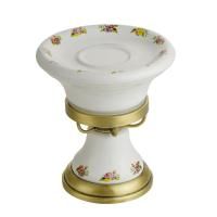 PROVANCE Mыльница настольная, керамика с декором/бронза