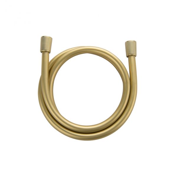Шланг для душа в силиконовой оплётке 1200 мм WONZON & WOGHAND, Брашированное золото (WW-RG01-1200-BG)