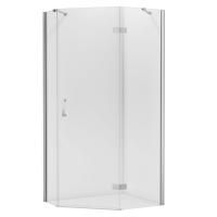 Душевое ограждение NEW TRENDY NEW AZURA R (R) 100x80x195 K-0562 (хром)