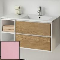 Тумба с раковиной SanVit Мэри-4 90 R kmery904 в цвете Ral подвесная Розовый глянец Тумба с раковиной SanVit Мэри-4 90 R kmery904 в цвете Ral подвесная Розовый глянец
