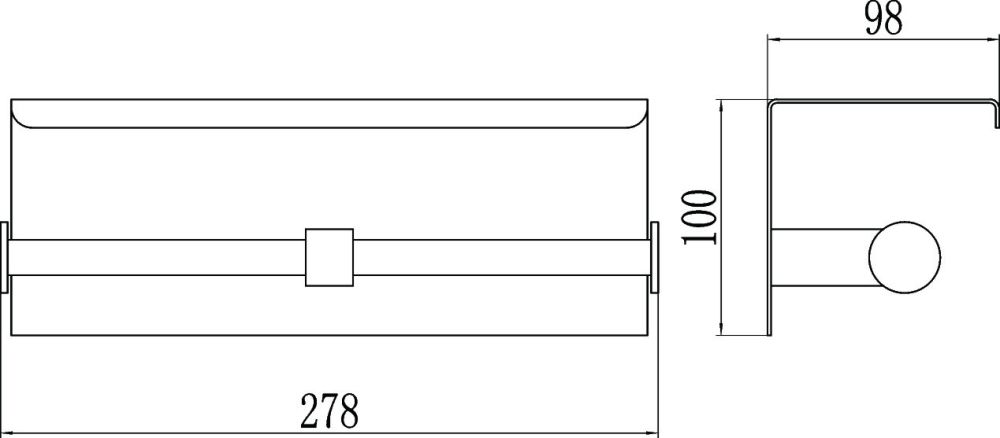 Держатель для туалетной бумаги Savol S-00AK57, хром, артикул S-00AK57