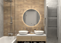 Зеркало с теплой подсветкой ART&MAX Sanremo AM-San-800-DS-C