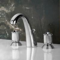 Bongio Impero Смеситель для раковины на 3отв.,  цвет хром/Blue and Red Swarovski