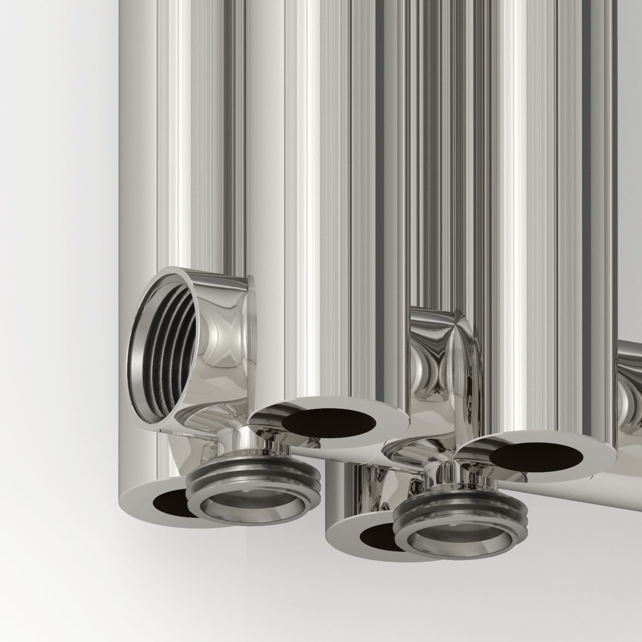 Отопительный радиатор ЭСТЕТ-00 н/ж EU50 1200х630 / 14 сек (МУАР Темный Титан)