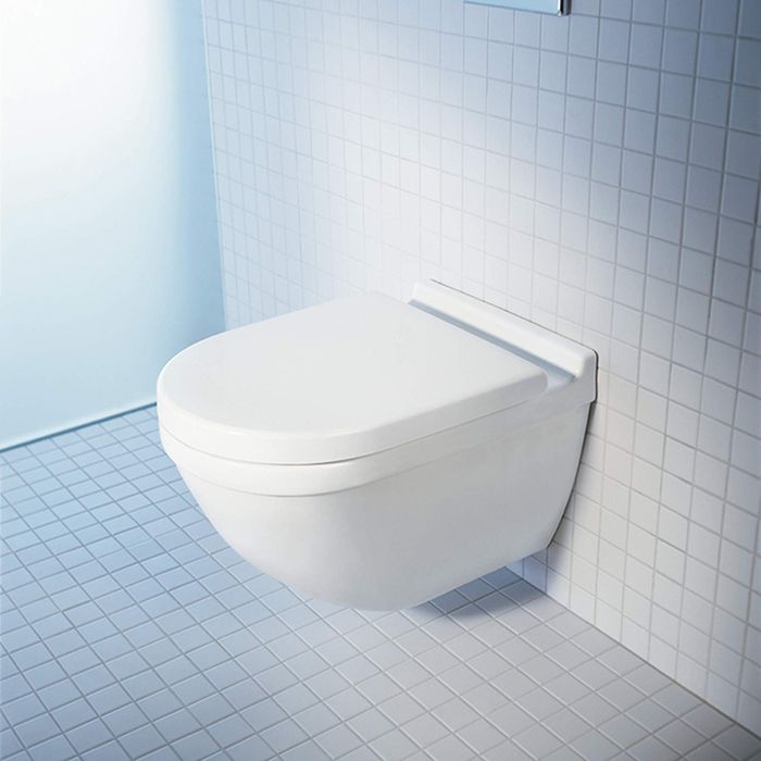 Duravit Starck 3 Комплект: подвесной унитаз Rimless 2527090000 + сиденье с микролифтом (Soft Close) 006389