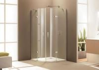 Душевое ограждение Huppe Melburn 430801.087.321 Профиль матовое серебро с прозрачным стеклом Душевое ограждение Huppe Melburn 430801.087.321 Профиль матовое серебро с прозрачным стеклом