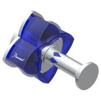 THG PETALE DE CRISTAL BLEU Крючок одинарный, цвет хром THG PETALE DE CRISTAL BLEU Крючок одинарный, цвет хром