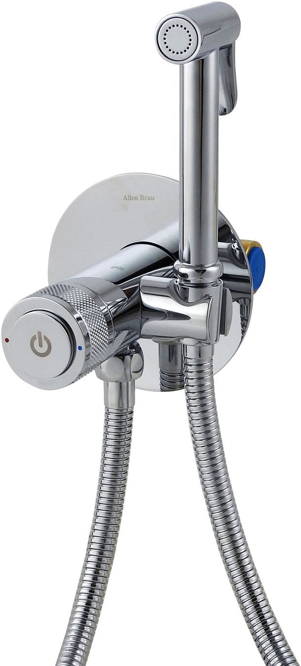 Смеситель с гигиеническим душем Allen Brau Liberty 5.33005-00 (с внутренней частью) хром