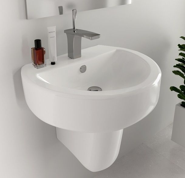 Раковина Sanita Luxe Best 55 BSTSLWB01 Белая Раковина Sanita Luxe Best 55 BSTSLWB01 Белая