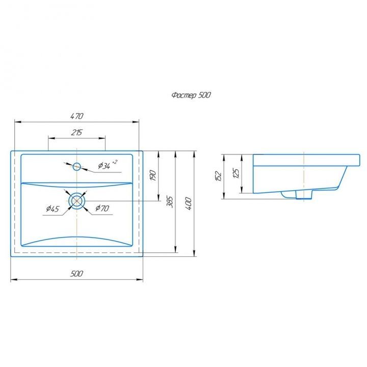 Умывальник "Фостер 50"