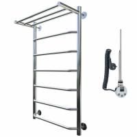 Электрический полотенцесушитель Тругор Браво 1 элТЭН 100x60 с полкой Хром