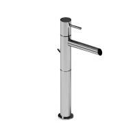 Stella Lucilla Смеситель для раковины на 1 отверстие (высокий) 3224HP170, длина излива 125мм, с донным клапаном, цвет: хром