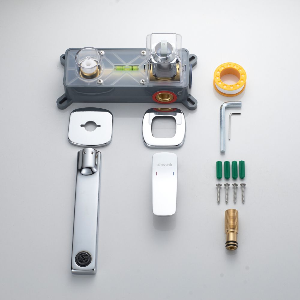 Смеситель для раковины встраиваемый Shevanik S9941, хром