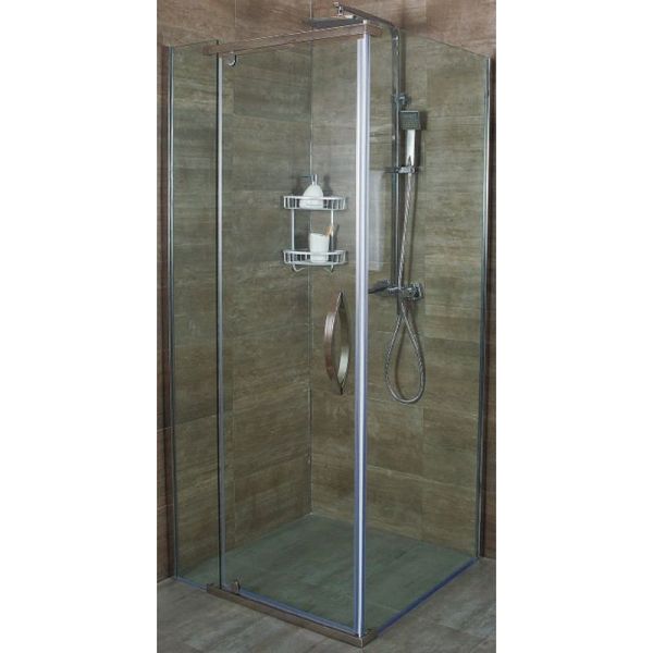 Душевой уголок Alex Baitler AB 214-90 90х90 профиль Хром стекло прозрачное