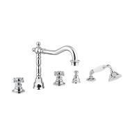 ARCADIA См-ль на борт ванны, на 5 отв., хром