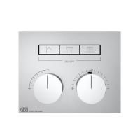 Gessi Hi-Fi Термостат для душа, с включением до 3 источников одновременно (внешняя часть), цвет: хром