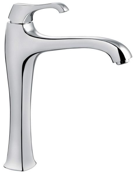 Emmevi Ares, однорычажный кухонный смеситель (излив 21,6 см), без донного клапана, брашированный хром