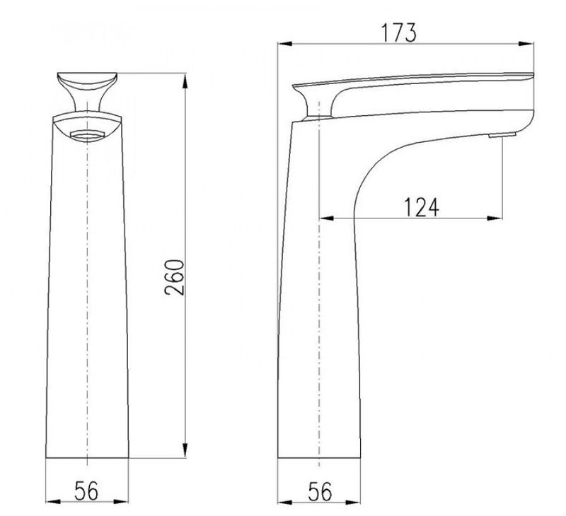 Смеситель для раковины Rav Slezak Tigris TG130.5CMATC