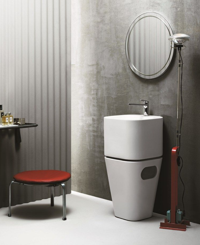 AZZURRA TANDEM Раковина подвесная 44х43см с 1 отв. под смеситель, белая