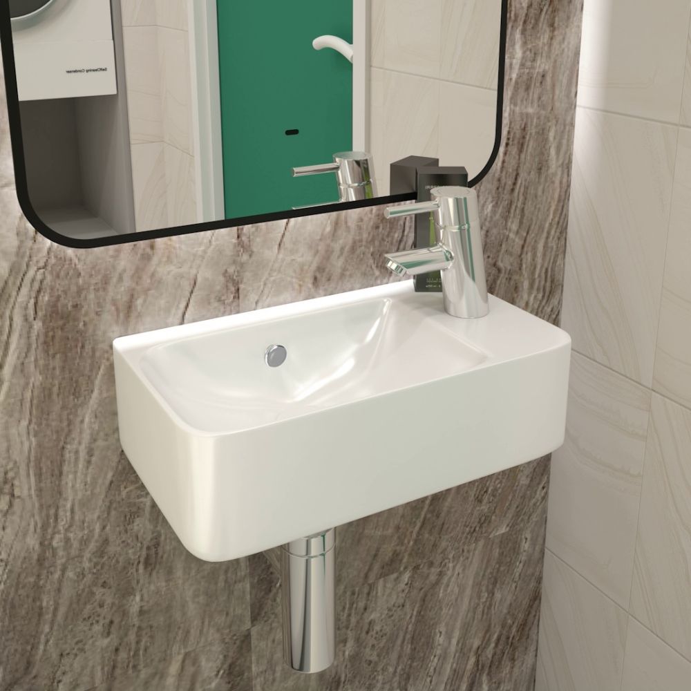 Раковина подвесная Maretti AR13PD30-844, белая, артикул AR13PD30-844