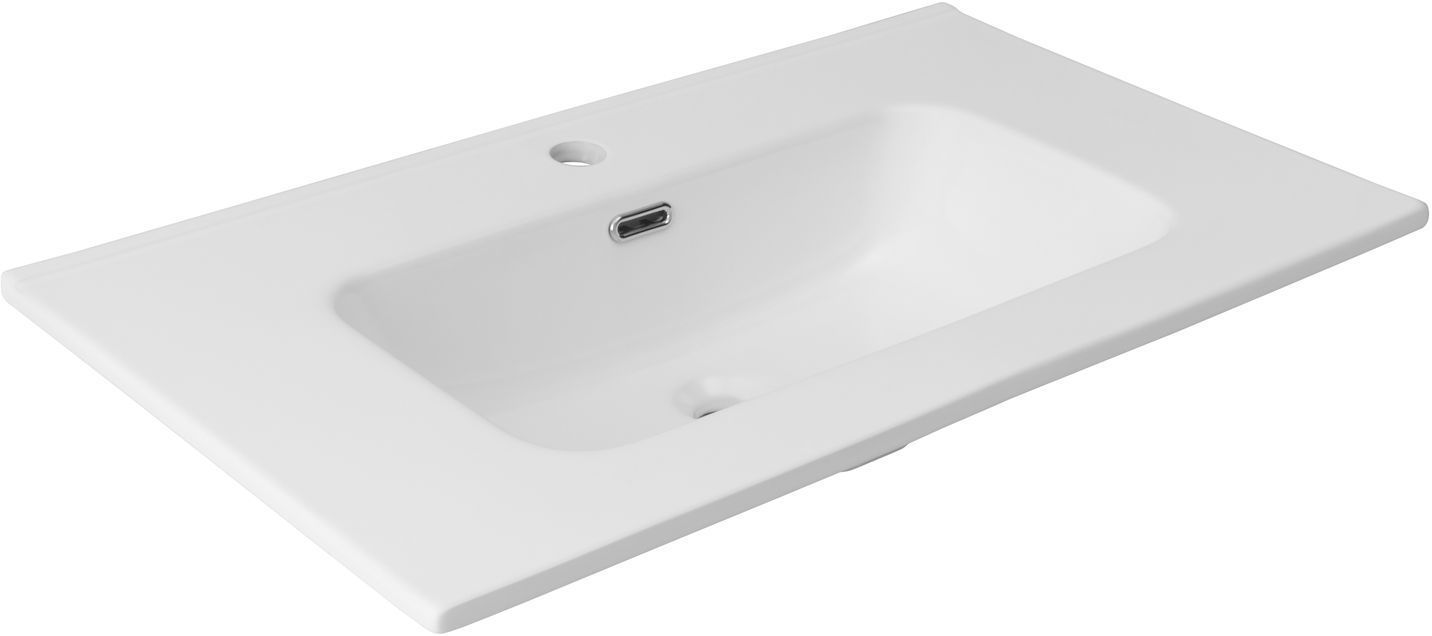 Раковина Aquanet Flat 80 белая матовая Раковина Aquanet Flat 80 белая матовая