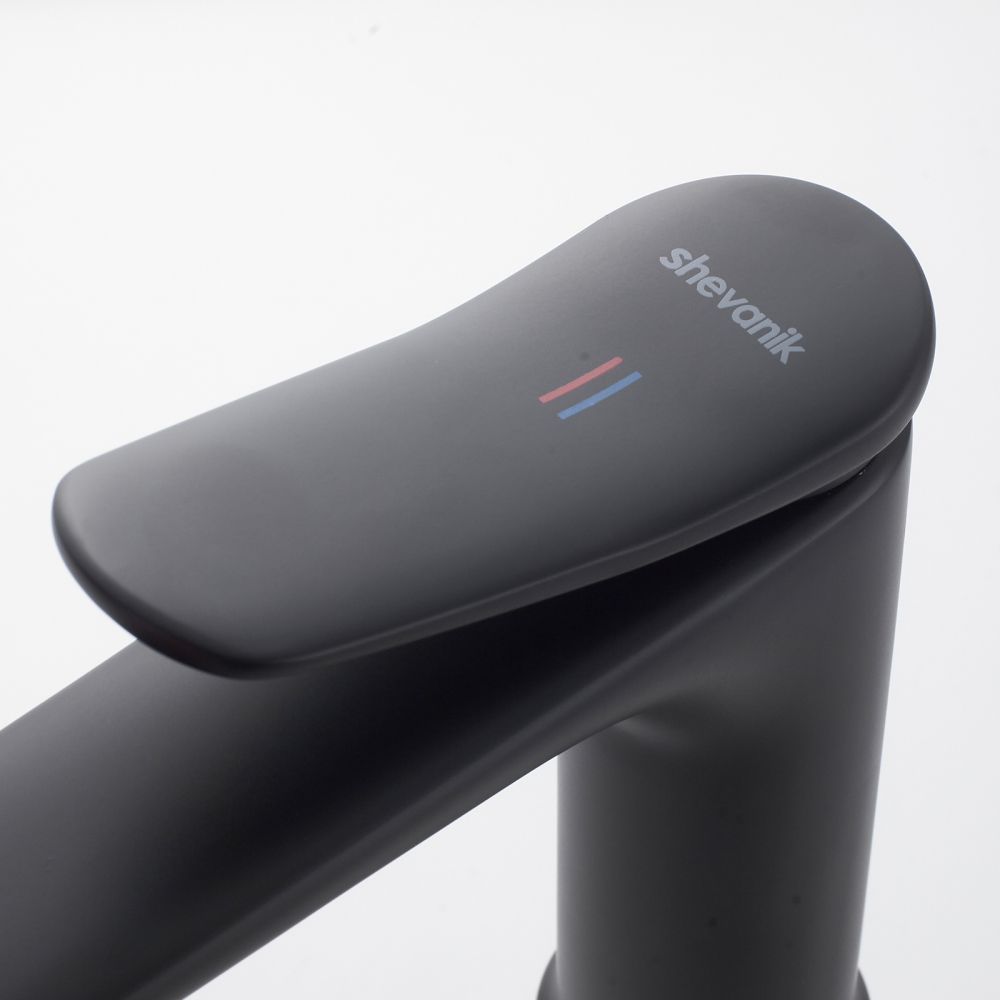 Смеситель для раковины Shevanik S4701H, черный