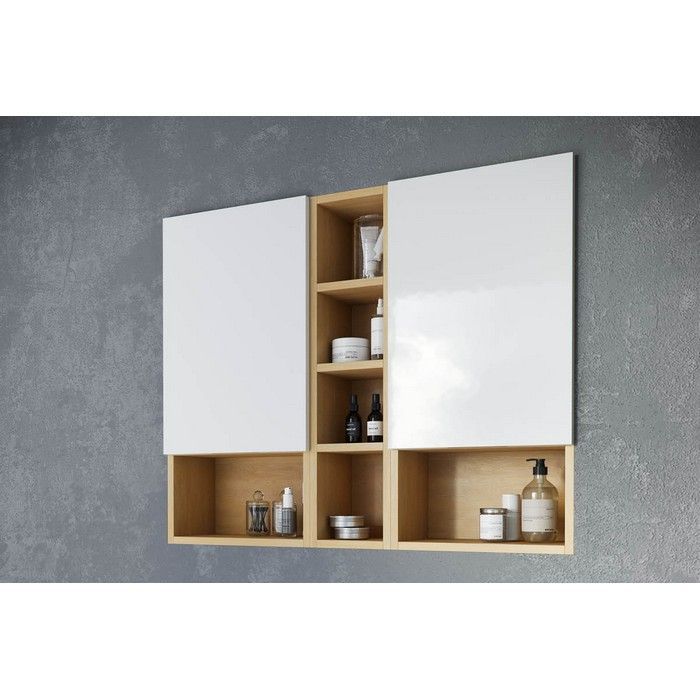 Шкаф подвесной открытый EXCELLENT Tuto 20 см (дуб)