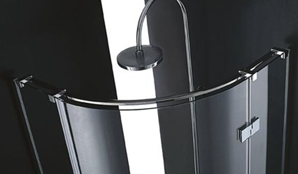 Душевой уголок Cezares BERGAMO-W-RH-1-120/100-ARCO-C-Cr-R-IV IV профиль Хром стекло прозрачное