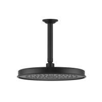 GESSI VENTI20 Верхний душ Ø300 мм., с потолочным держателем 293 мм., цвет черный матовый