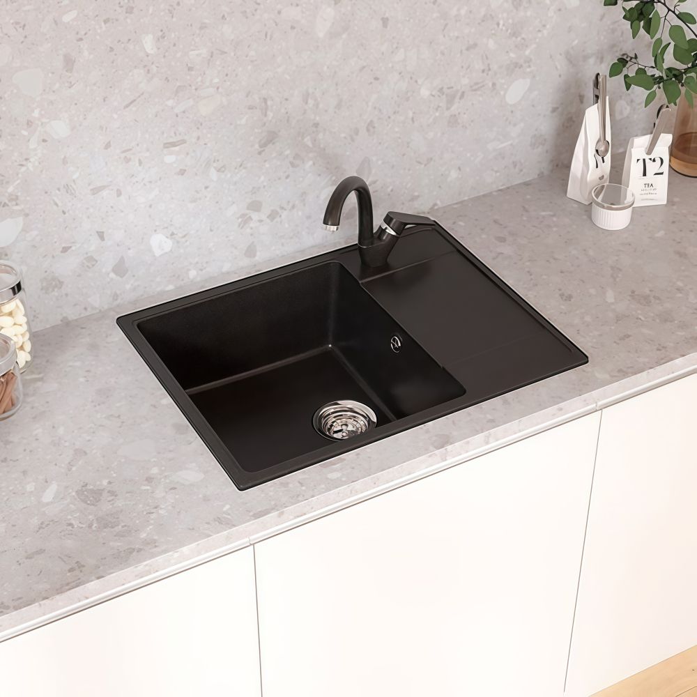 Кухонная мойка Maretti Kitchen KT650-BL, черный, артикул KT650-BL