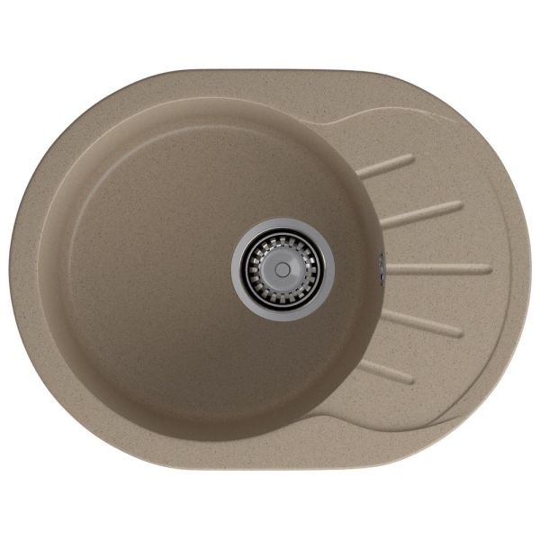 Кухонная мойка GranFest RONDO 580L, песок