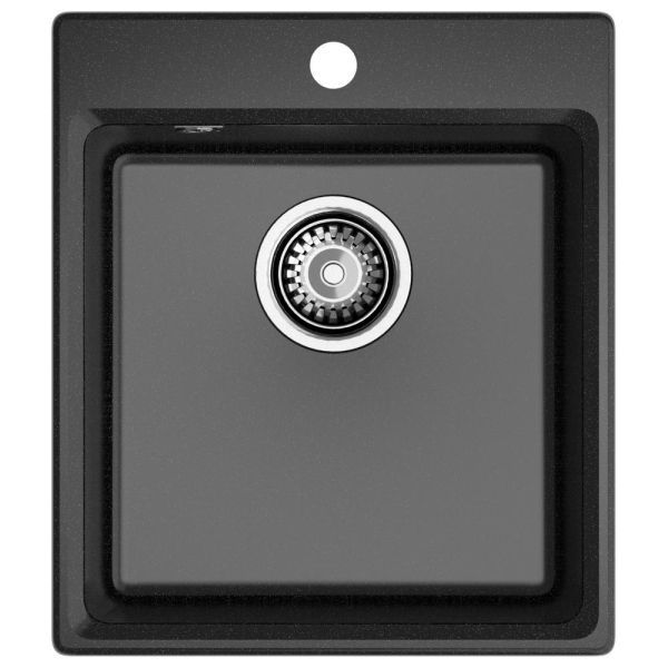 Кухонная мойка GranFest GF-LV-420, черный