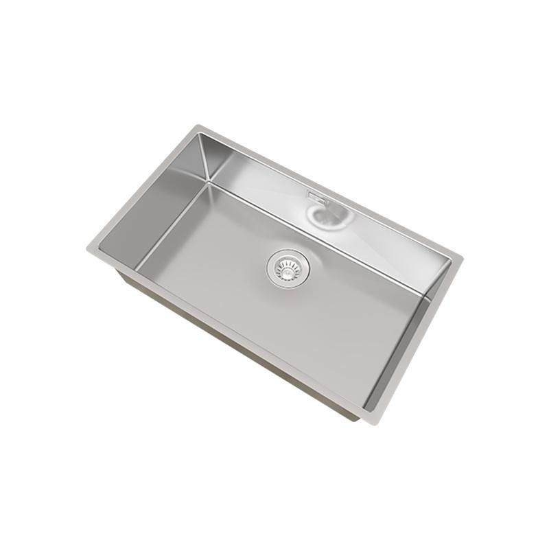 Кухонная мойка Florentina ОПТИМА-HM OHM.700.400.В.10.S.10, нержавеющая сталь, артикул OHM.700.400.B.10.S.10