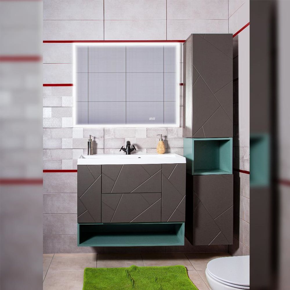 Ниша для тумбы Бриклаер КРИСТАЛЛ 90 см, муссон