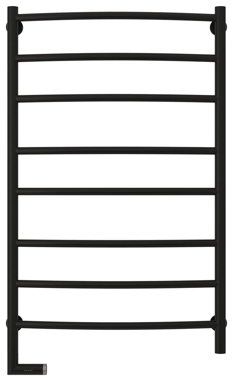 Полотенцесушитель электрический "ГАЛАНТ 2.0" 1000х600 / МЭМ левый (Матовый Чёрный)