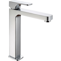 Смеситель для раковины, Cisal, Cubic, тип открывания воды-однорычажный, отверстия для монтажа-1, высота, мм-200, вынос излива, мм-170, цвет-Chrome