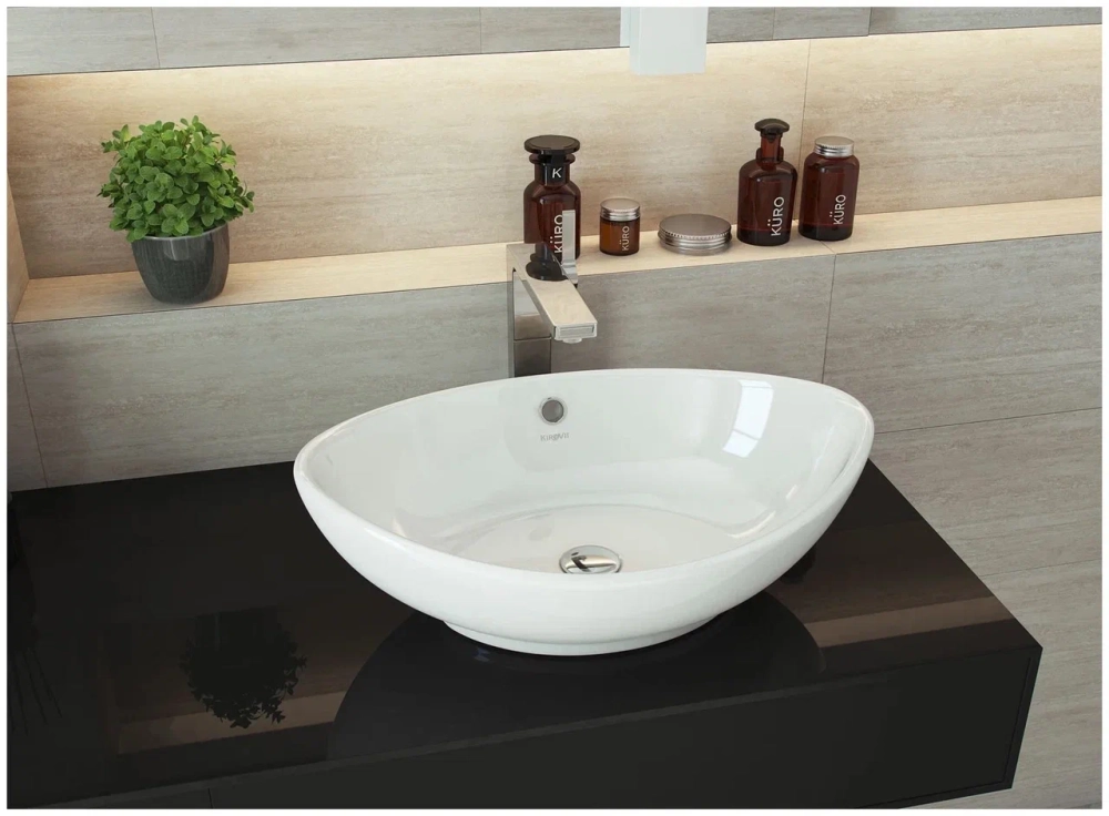 Раковина чаша Velvex 7027А, 57 см, артикул 7027A