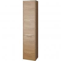 Шкаф пенал SanVit Мэри 30 pmery с фактурой под дерево с бельевой корзиной подвесной Карпатская ель