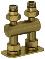 Модуль 2х1/2" прямой EU50 (Состаренная БРОНЗА)