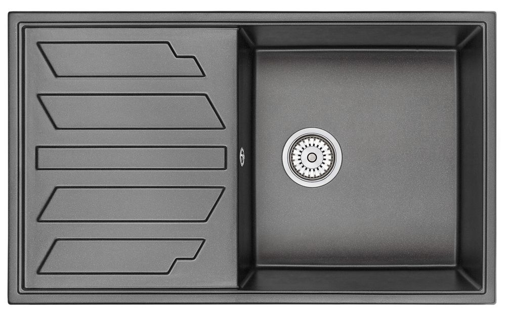 Кухонная мойка Granula 8601, ЧЁРНЫЙ, артикул 8601, ЧЁРНЫЙ